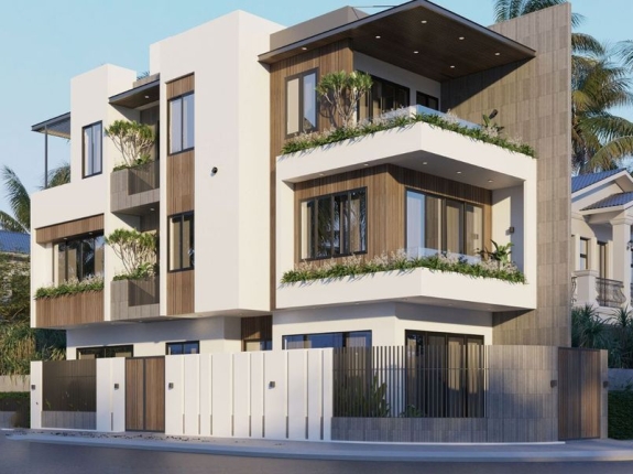 Thiết Kế Nhà Phố Hiện Đại 3 Tầng